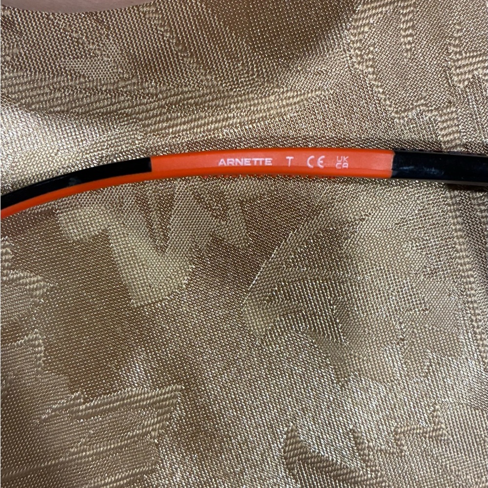Arnette Sunglasses with Black Frame and Orange Temples - Picture 5 of 8